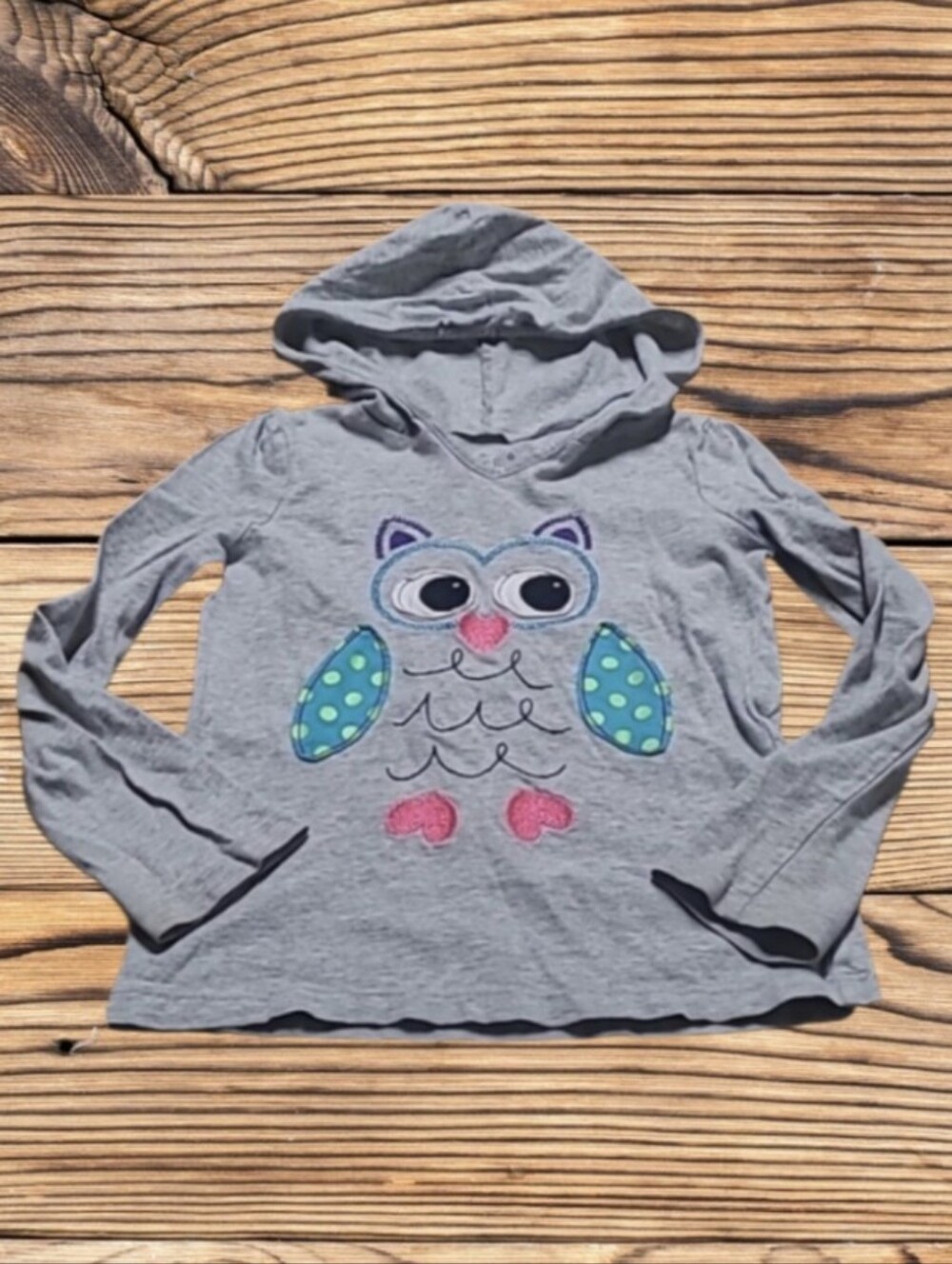 LITTLE GIRL'S JUMPING BEANS LONGSLEEVE OWL SHIRT